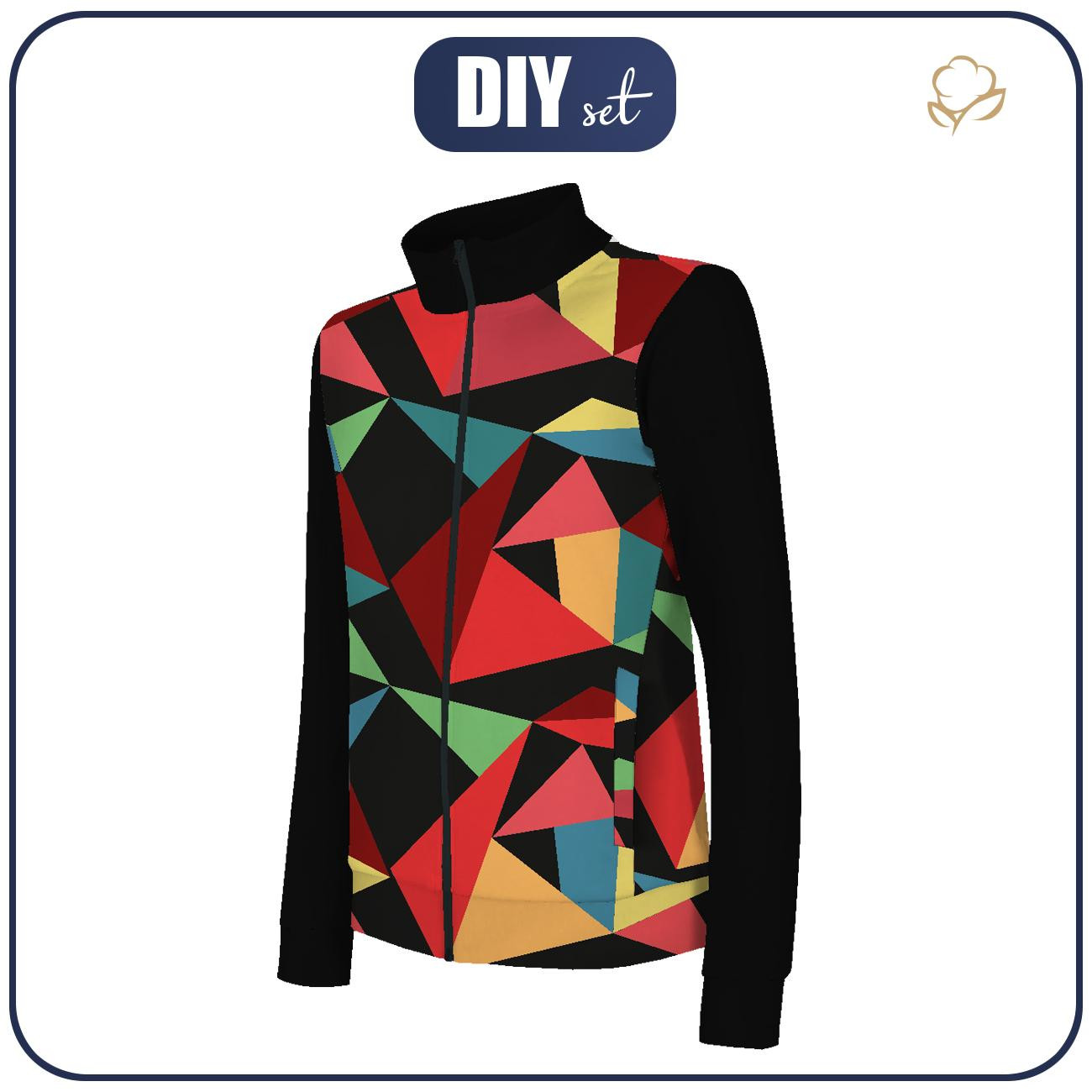 BLUZA ROZPINANA (MAX) - LÓD WZ. 2 / kolorowy - DIY set