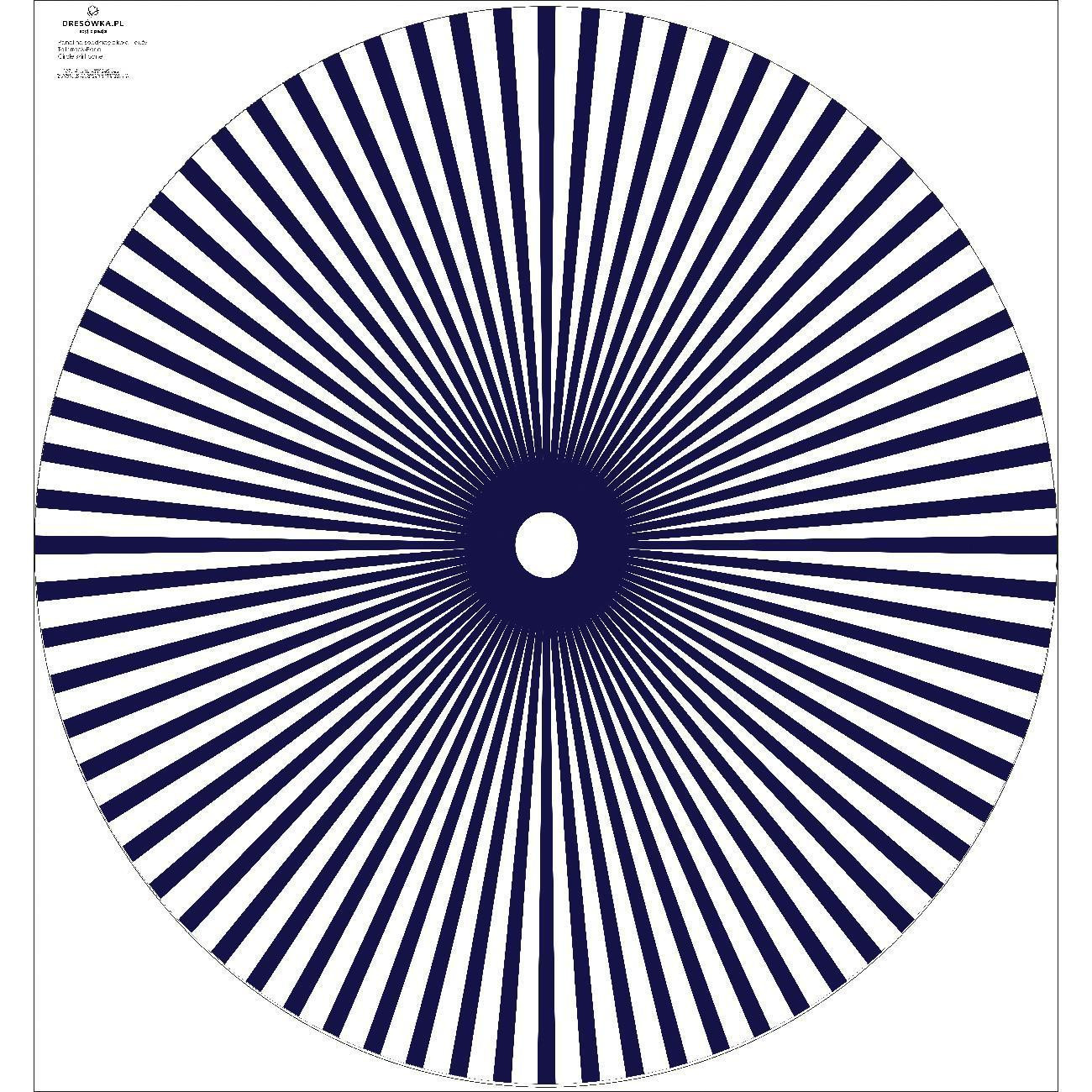 PASKI - duży panel na spódnicę z koła