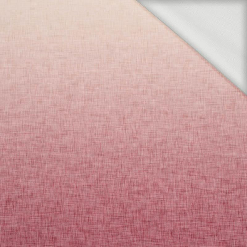 OMBRE / ACID WASH - fuksja (blady róż) - panel, dzianina pętelkowa (110cm x 155cm)