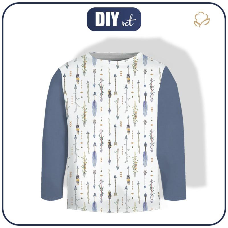 LONGSLEEVE -  INDIAN / strzaly - zestaw do uszycia