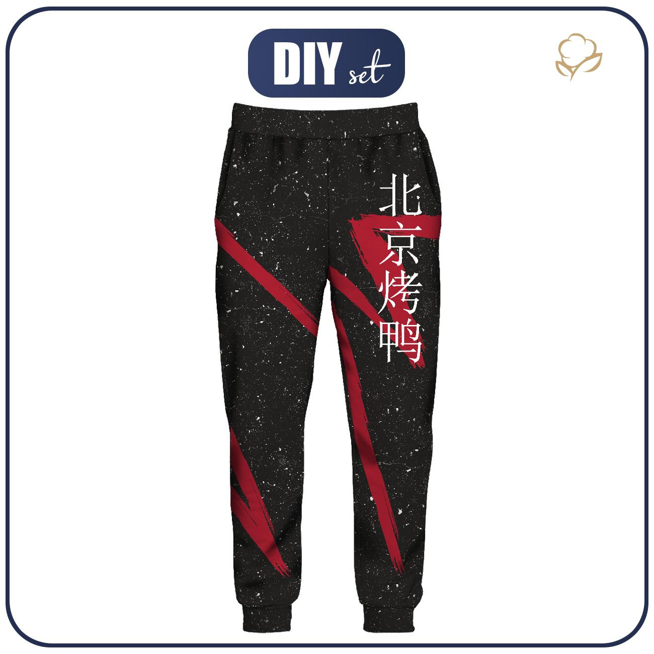 JOGGERY MĘSKIE (GREG) - CHINATOWN - zestaw do uszycia