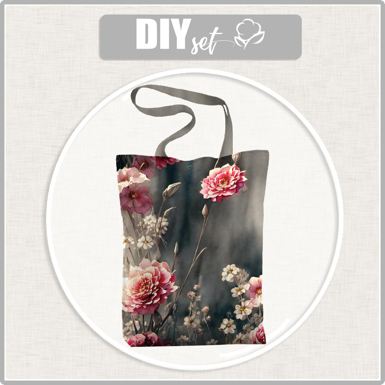SHOPPERKA - VINTAGE FLOWERS wz. 10 - zestaw do uszycia