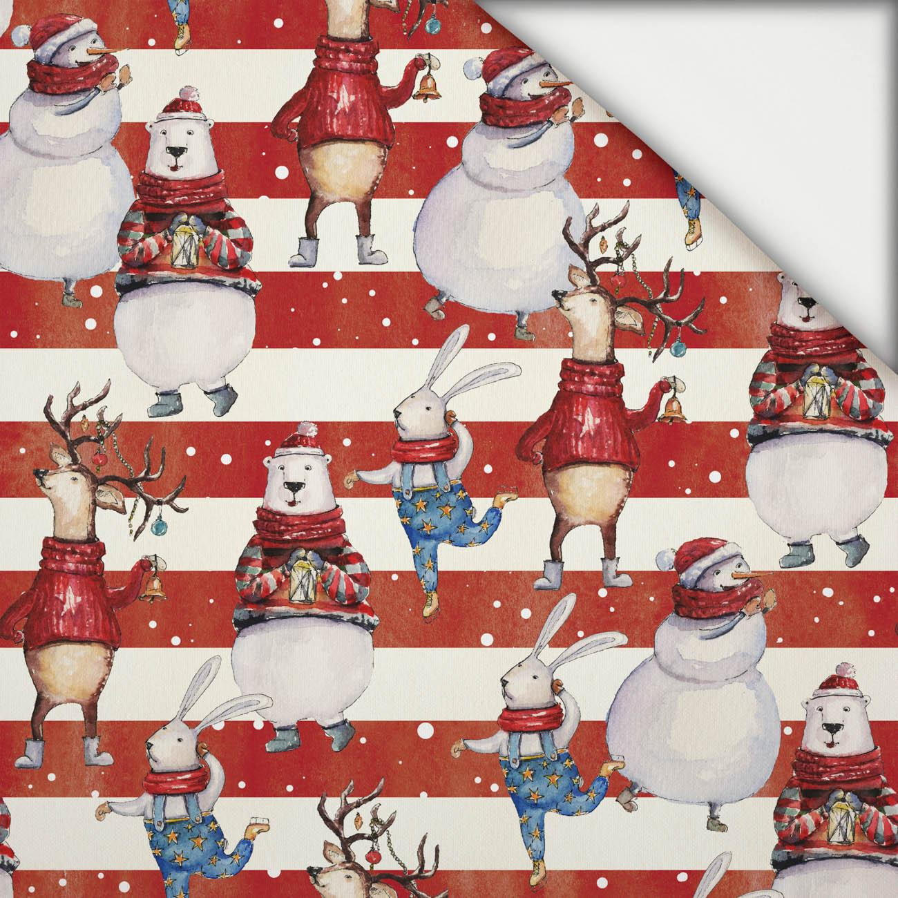 GANG BAŁWANA - lekka dzianina drapana