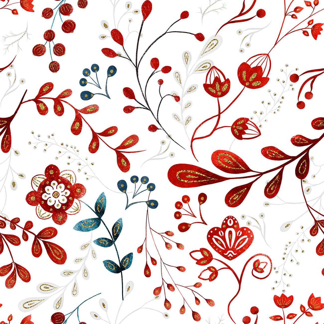 FOLKOWY FLORAL WZ. 2 (FOLKOWY LAS)