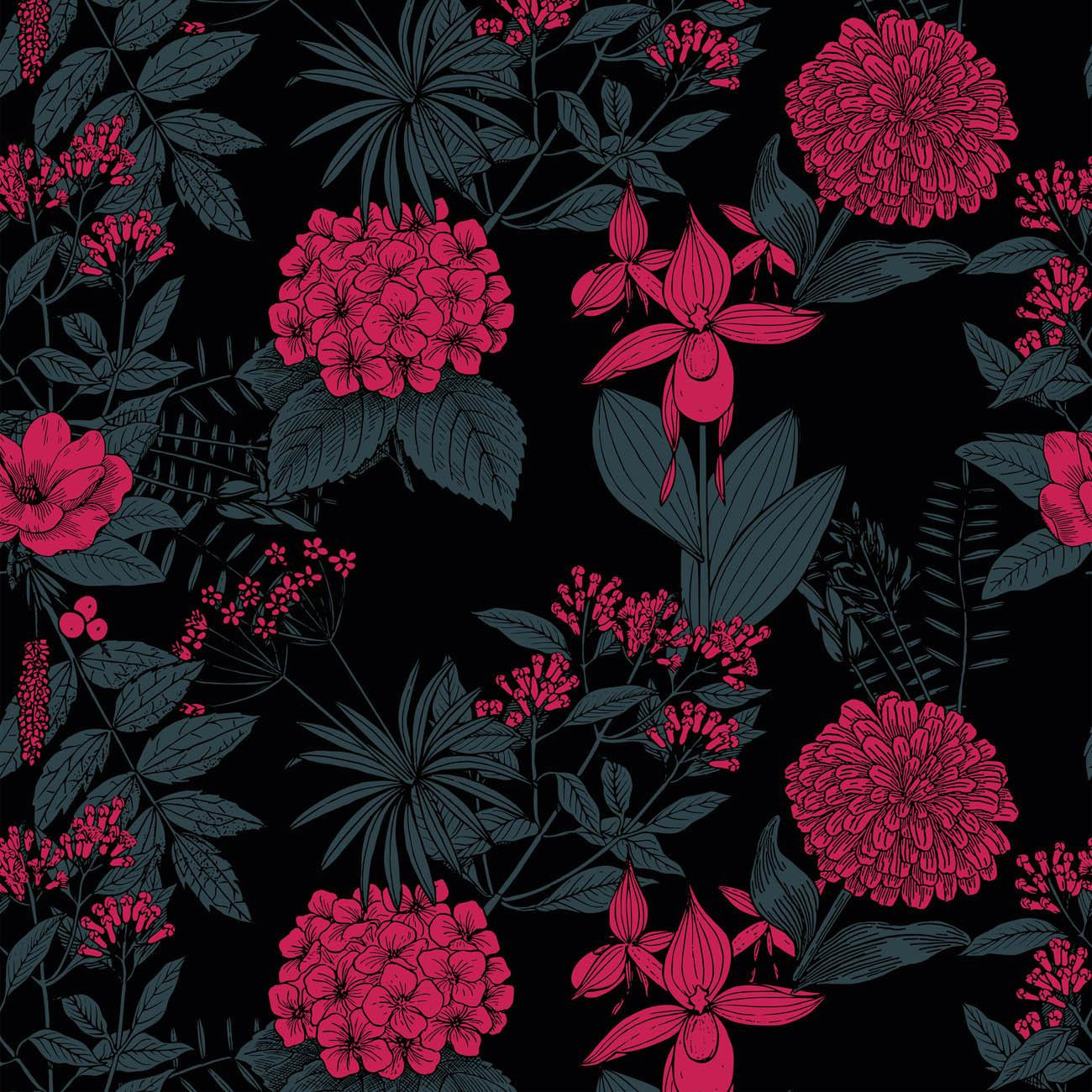 KWIATY / viva magenta