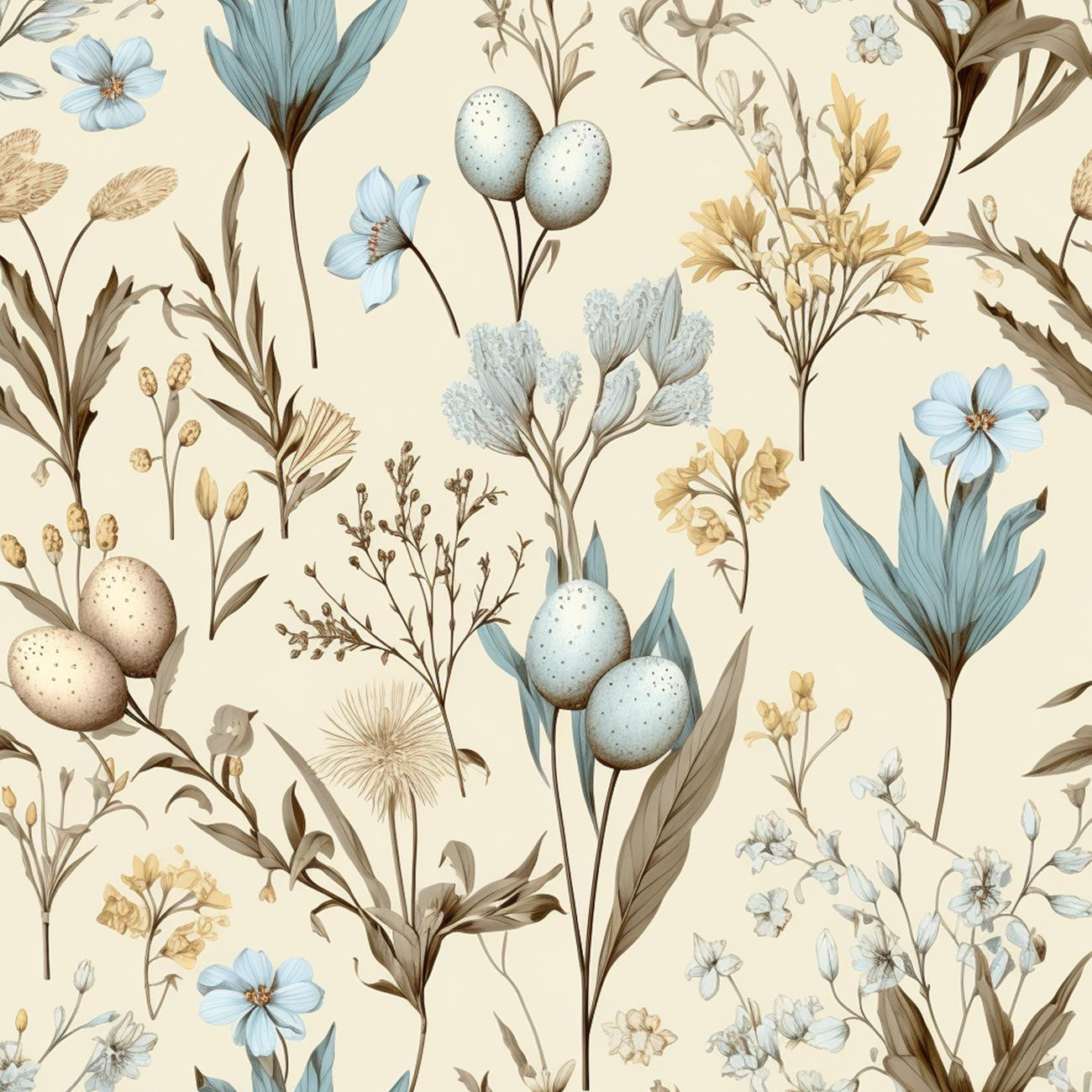 SPRING FLOWERS WZ. 4 (BUTTER YELLOW)