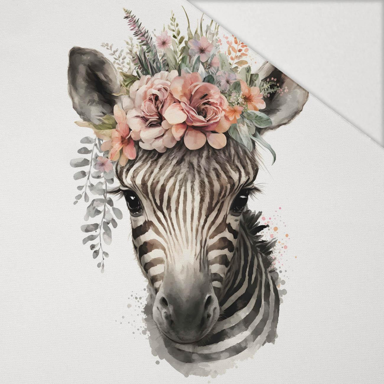 BABY ZEBRA - PANEL (75cm x 80cm) Hydrofobowa dzianina drapana BABY ZEBRA - PANEL (75cm x 80cm) Hydrofobowa dzianina drapana
