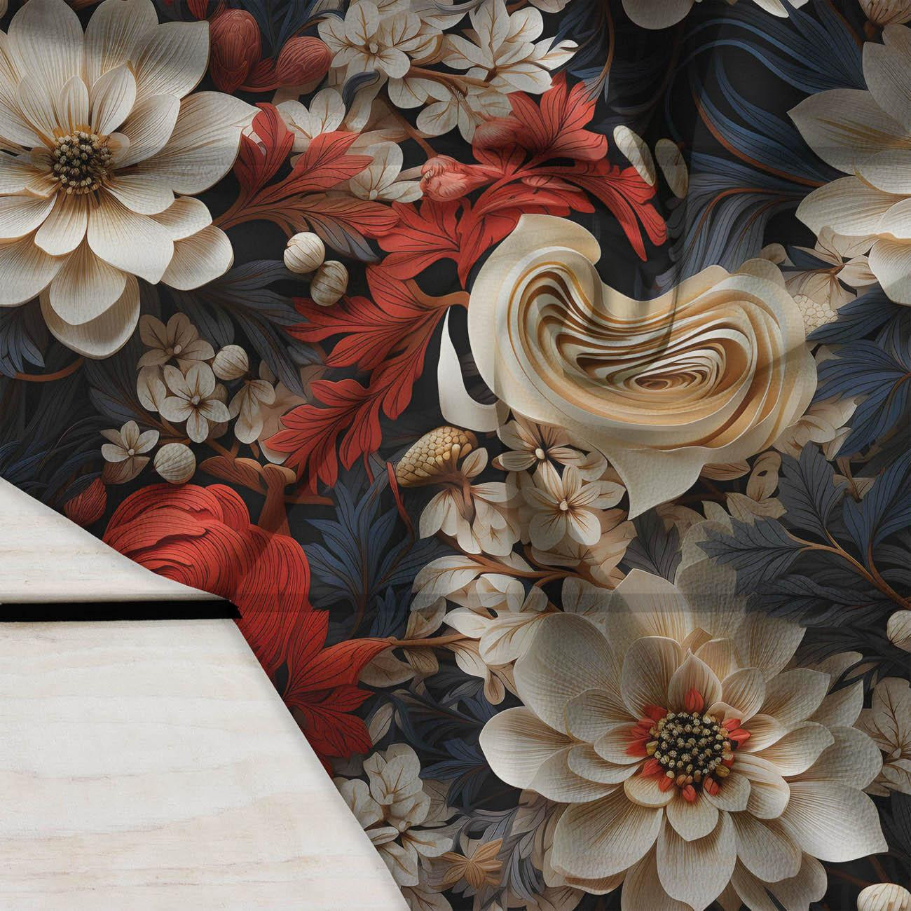 VIBRANT FLOWERS WZ. 1 - Krepa
