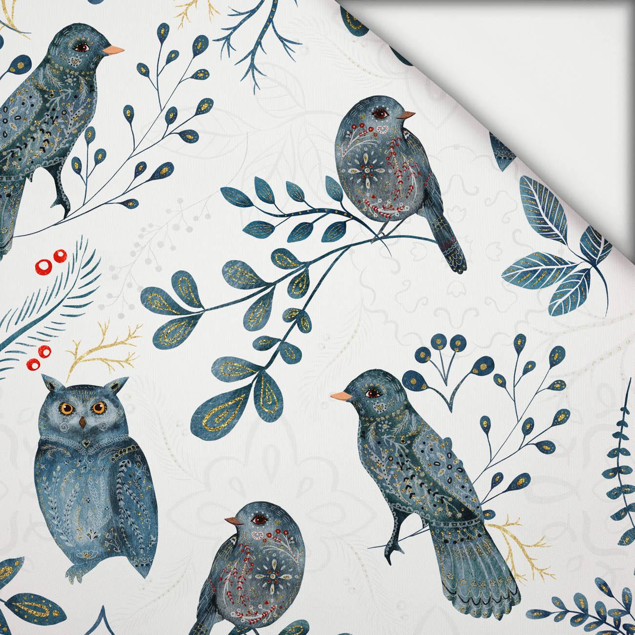 FOLKOWE PTAKI wz. 2 (FOLKOWY LAS) - lekka dzianina drapana