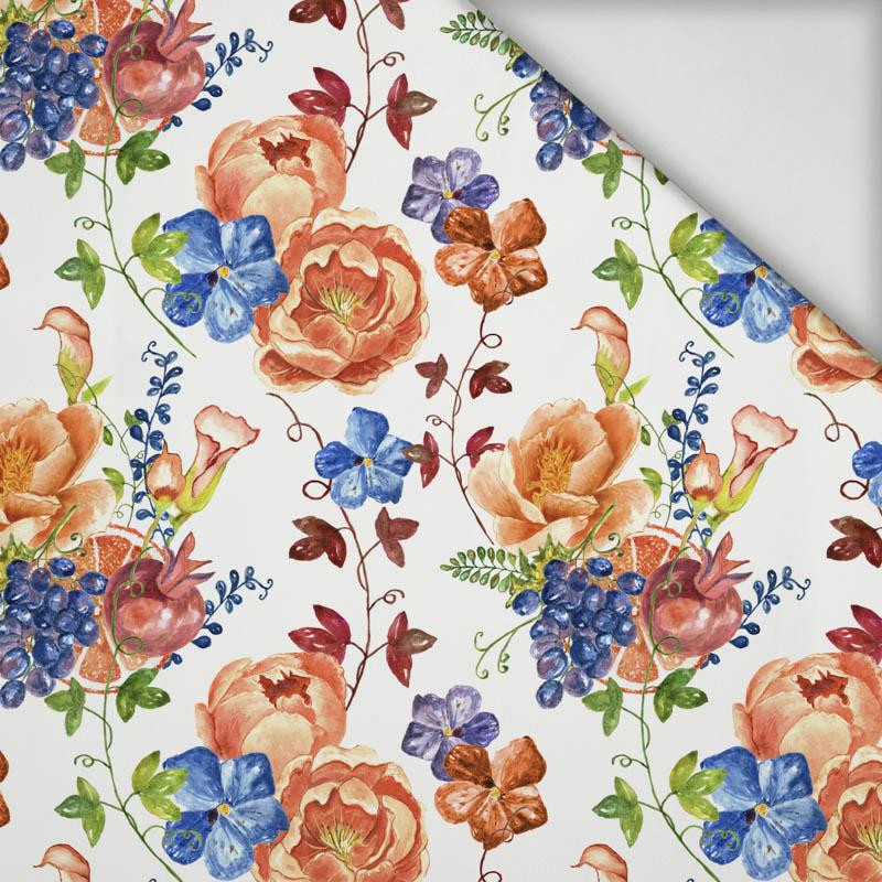 DZIKIE RÓŻE I BRATKI (KWITNĄCA ŁĄKA) - lycra 300g