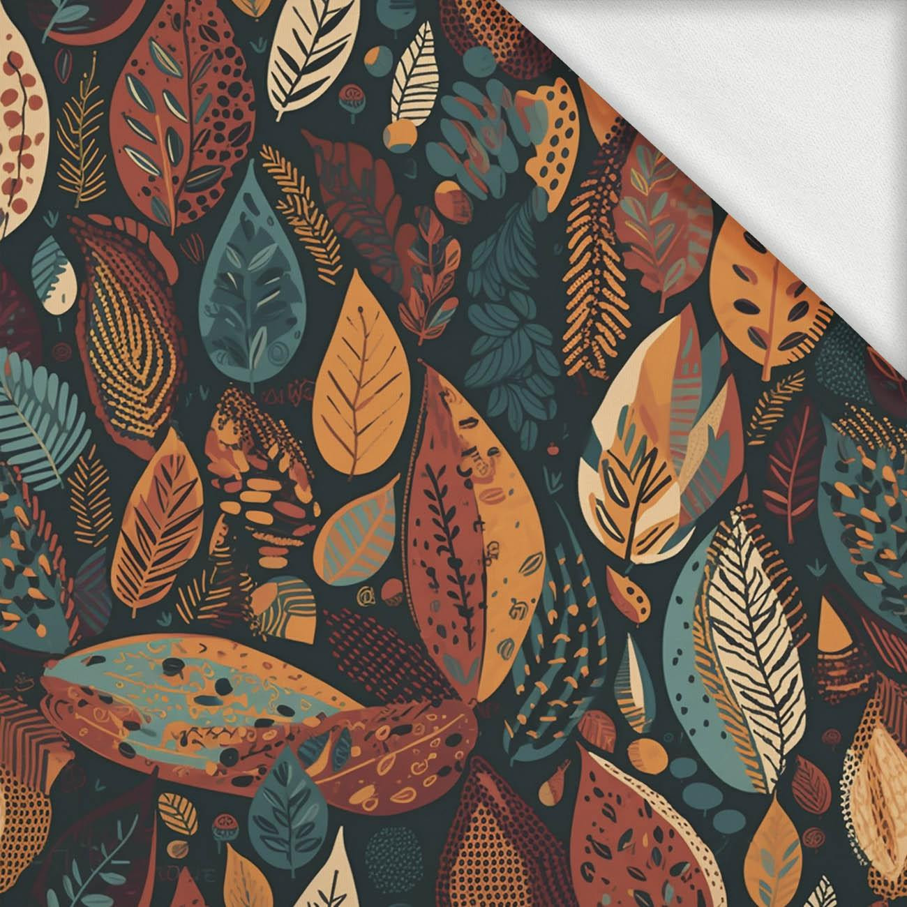 AUTUMN TIME WZ. 5 - dzianina pętelkowa z elastanem ITY