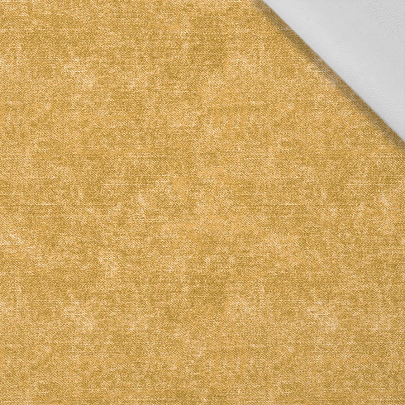 ACID WASH / MUSZTARDOWY - tkanina bawełniana