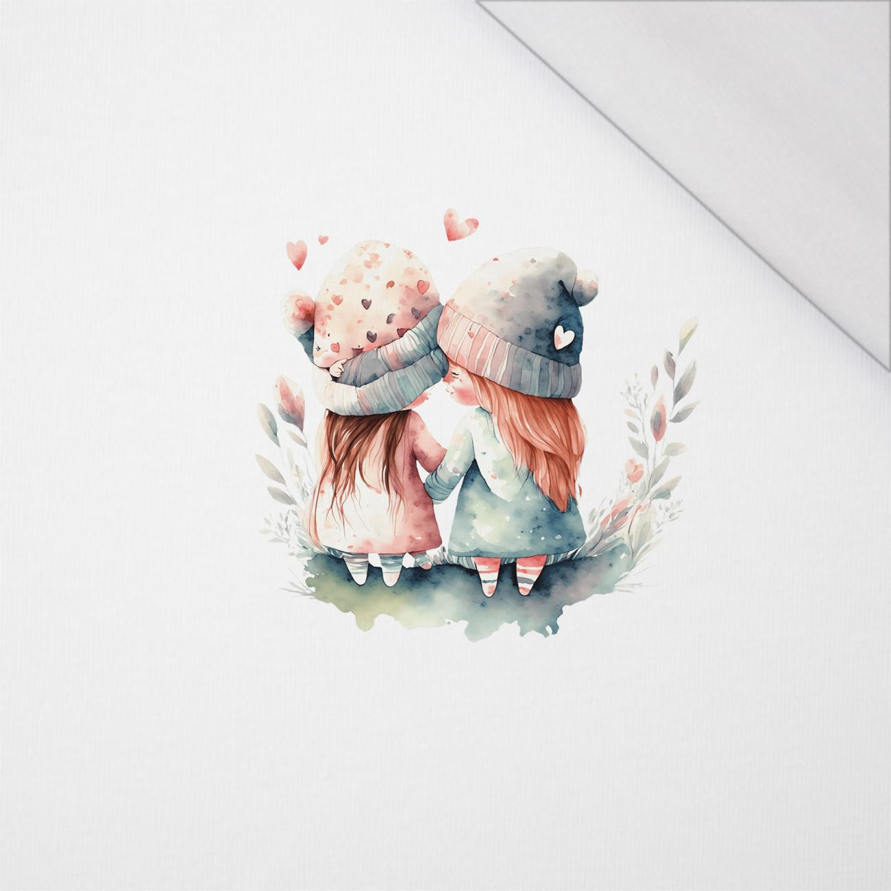 CUTE GIRLS - PANEL (60cm x 50cm) SINGLE JERSEY