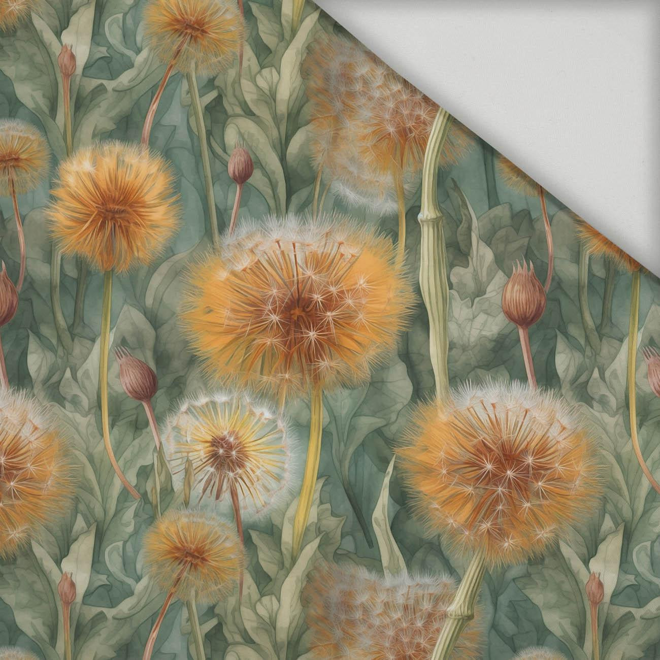 WATERCOLOR DANDELION WZ. 3 - tkanina szybkoschnąca