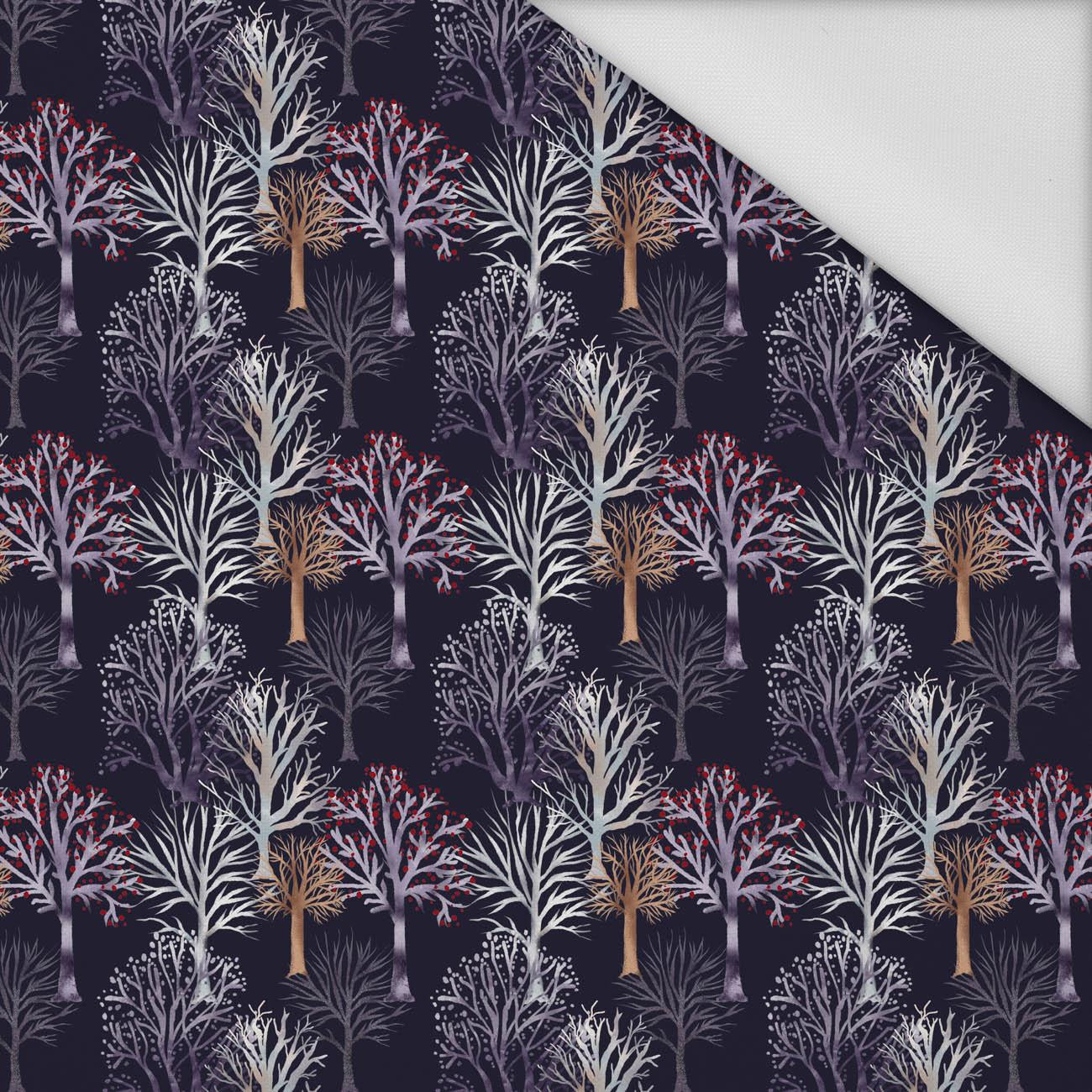 ZIMOWE DRZEWKA (ZIMA W PARKU) - tkanina wodoodporna