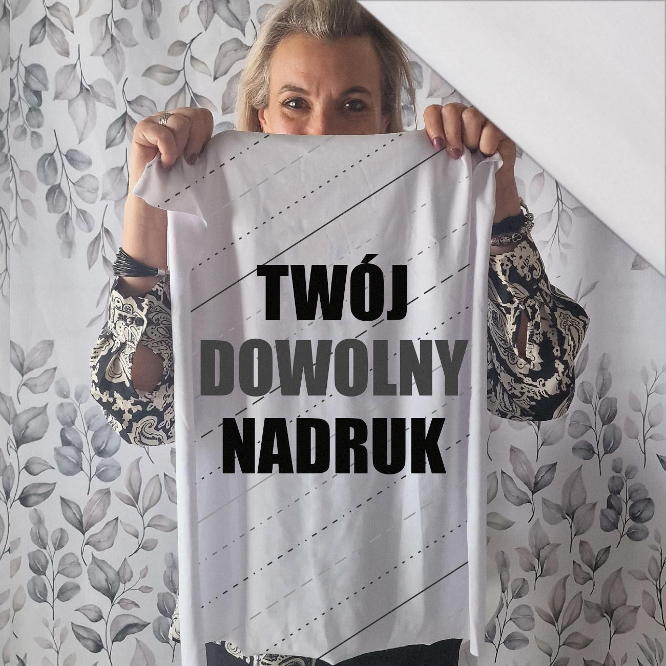 PANEL (60cm x 50cm) - Z WŁASNYM NADRUKIEM - single jersey 