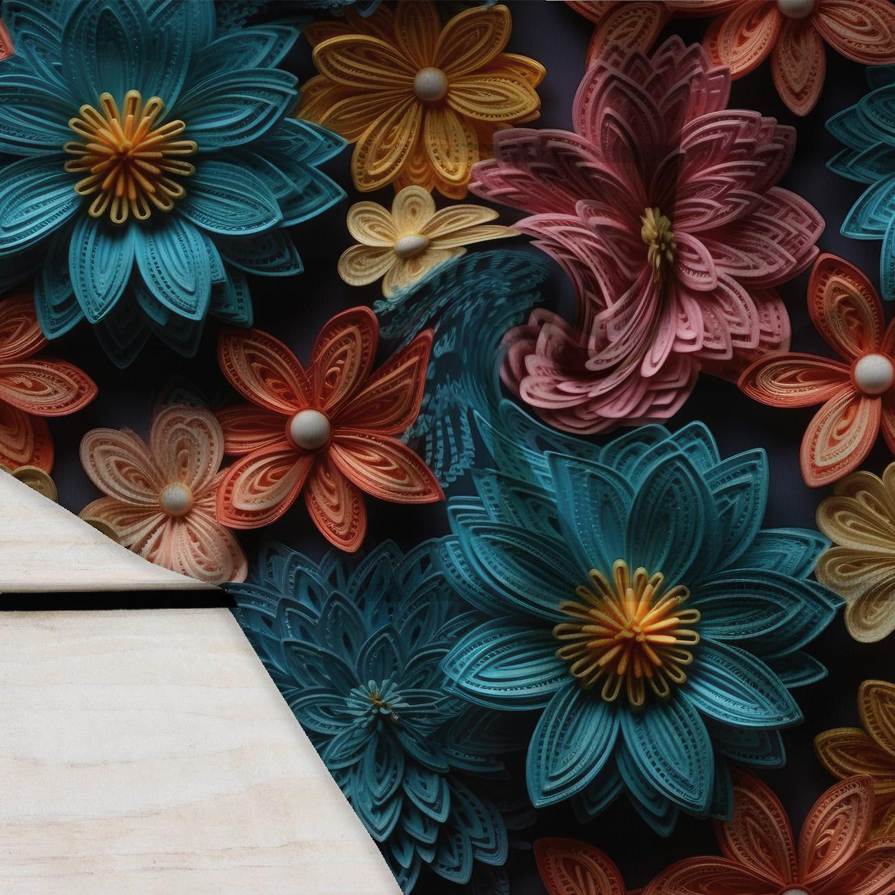 FLOWERS 3D WZ. 14 - Krepa