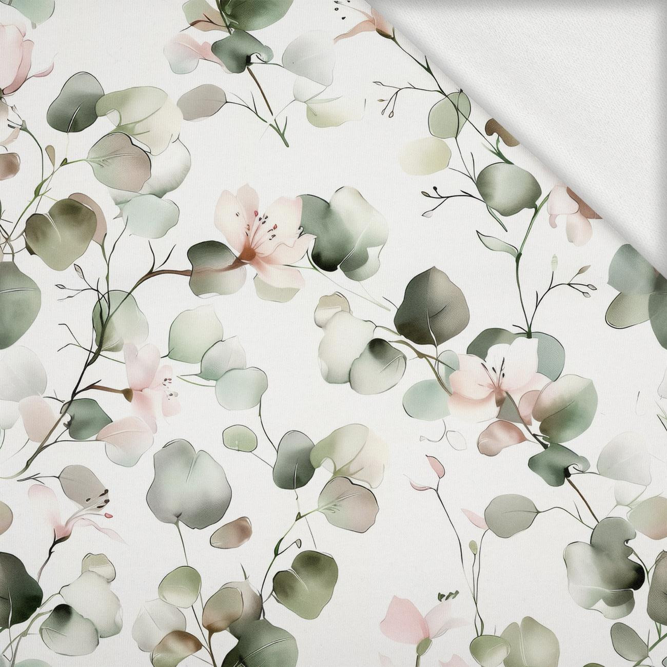 FLOWERS wz.17 - dzianina drapana z elastanem ITY FLOWERS wz.17 - dzianina drapana z elastanem ITY