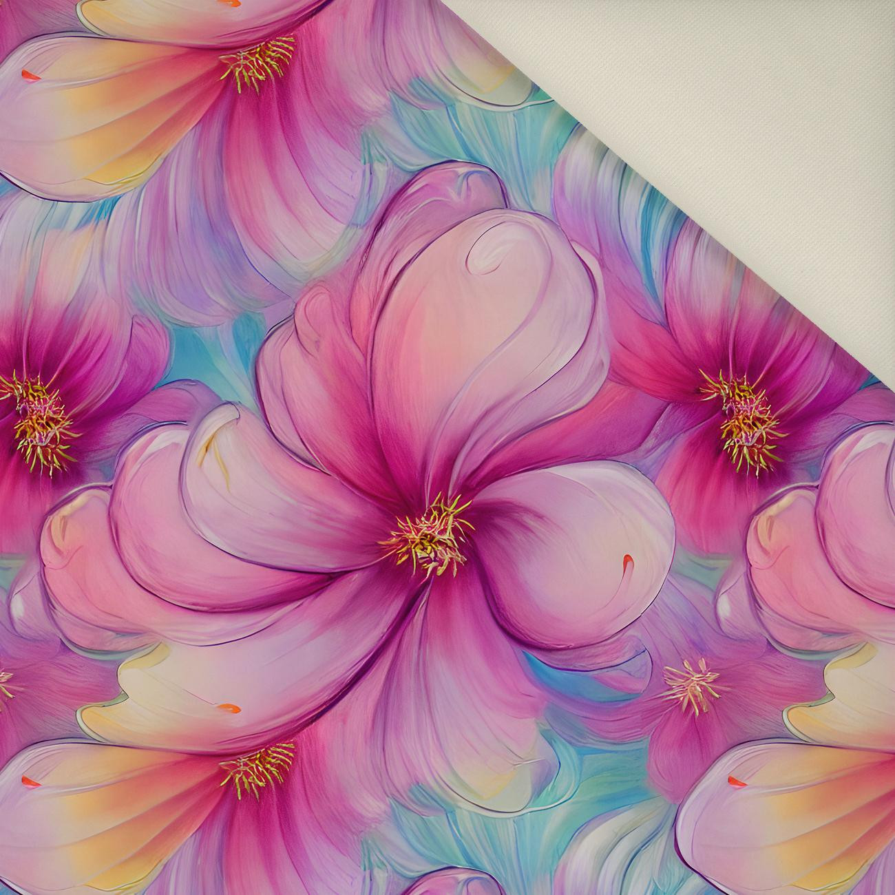 FLOWERS WZ.29- Welur tapicerski