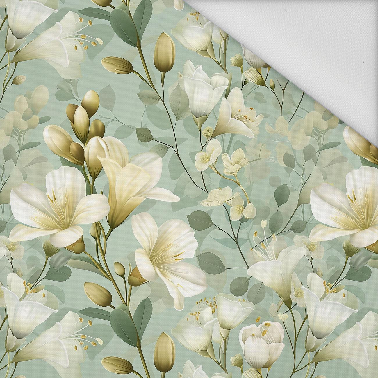 FLOWERS WZ.57 - tkanina wodoodporna