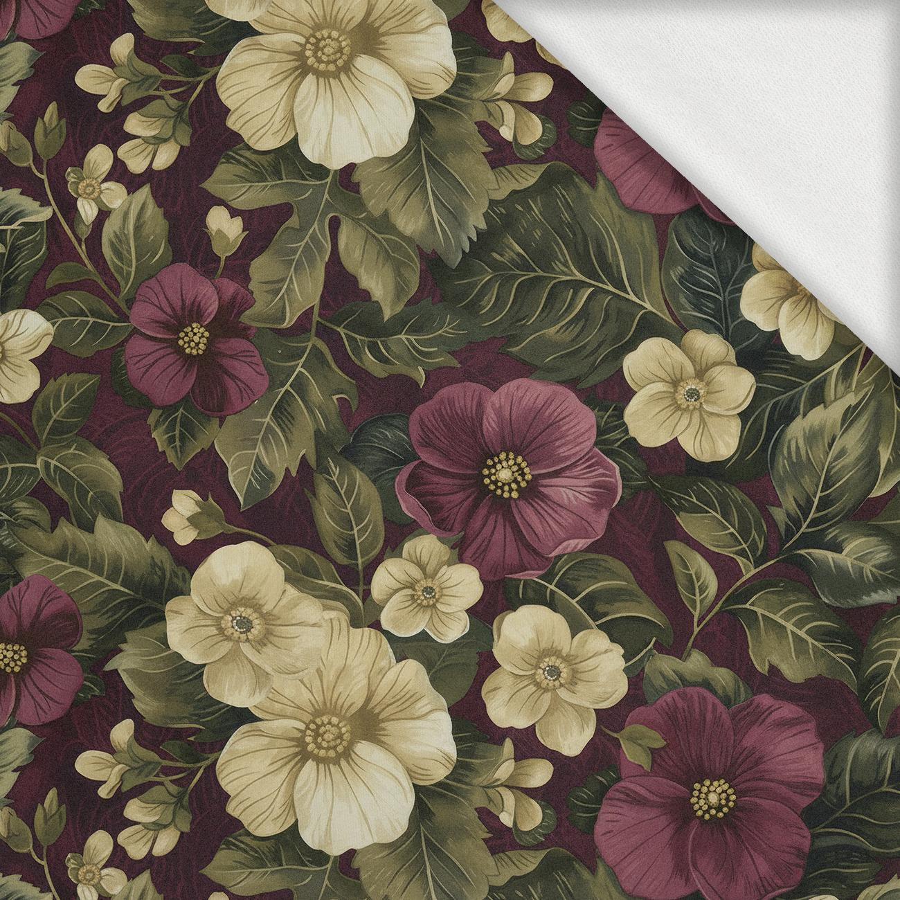 FLOWERS wz.59 - dresówka pętelkowa