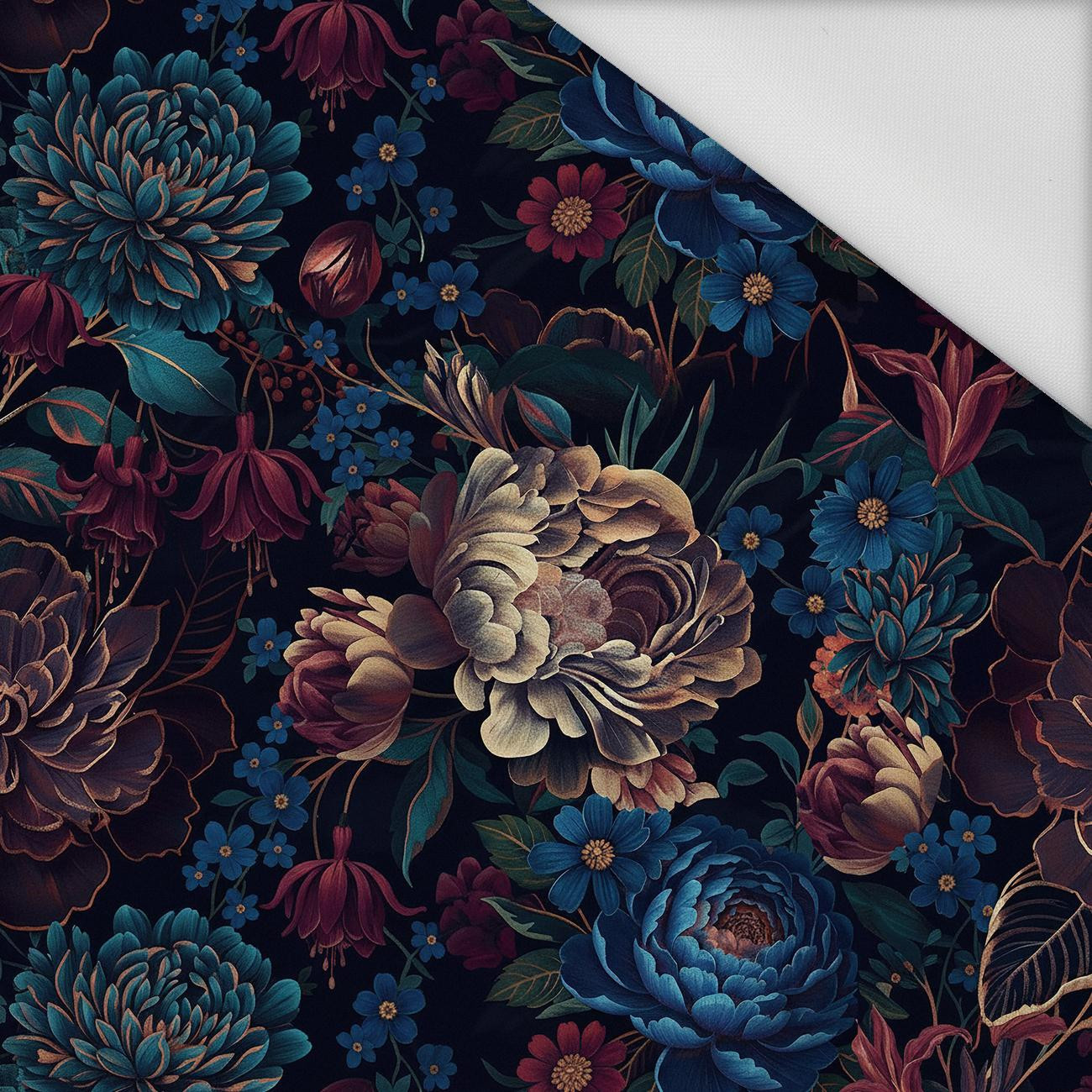 FLOWERS wz.63 - tkanina wodoodporna