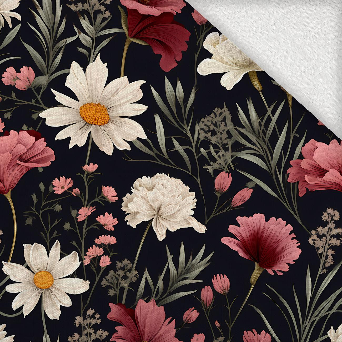 FLOWERS wz.7 - Tkanina na obrusy