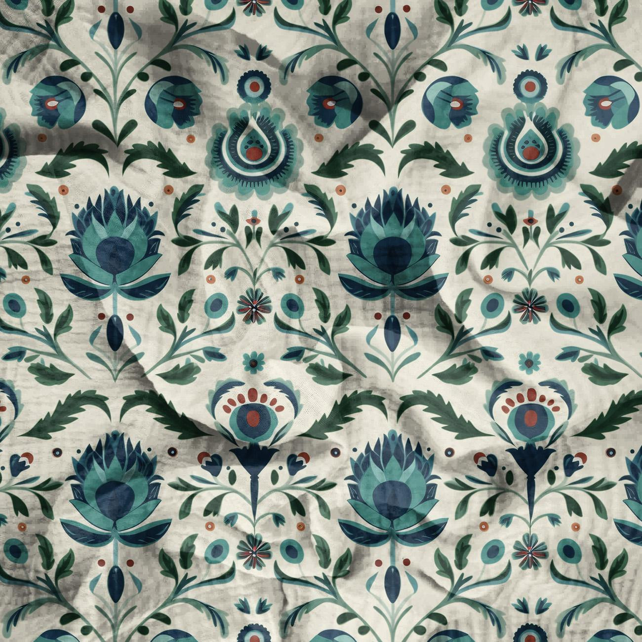 Folk Art wz.20 - Muślin bawełniany