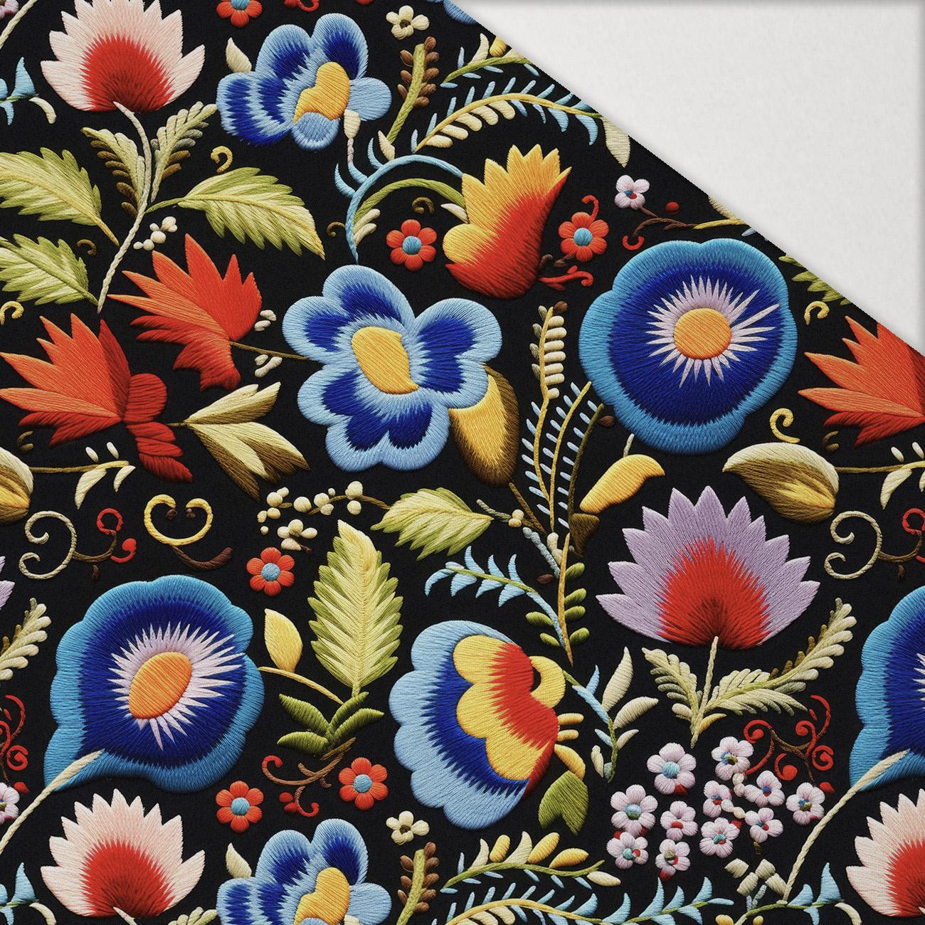 Folk Art wz.21 - Hydrofobowa dzianina drapana 