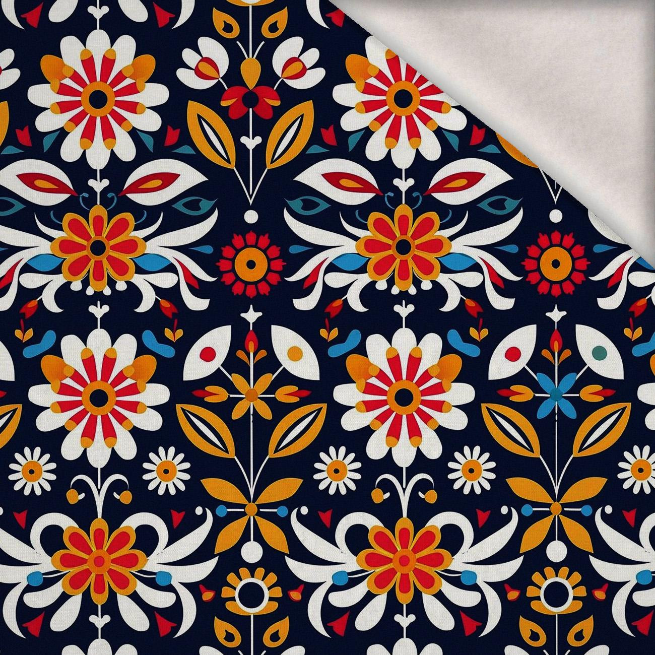 Folk Art wz.3 - dzianina drapana z elastanem ITY