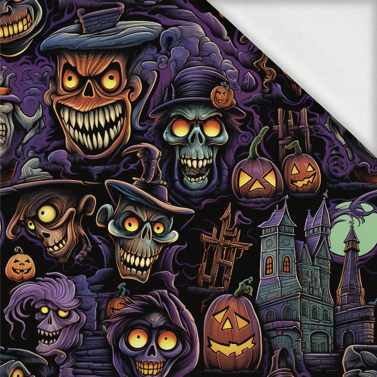 HALLOWEEN wz.27 - dzianina pętelkowa z elastanem ITY