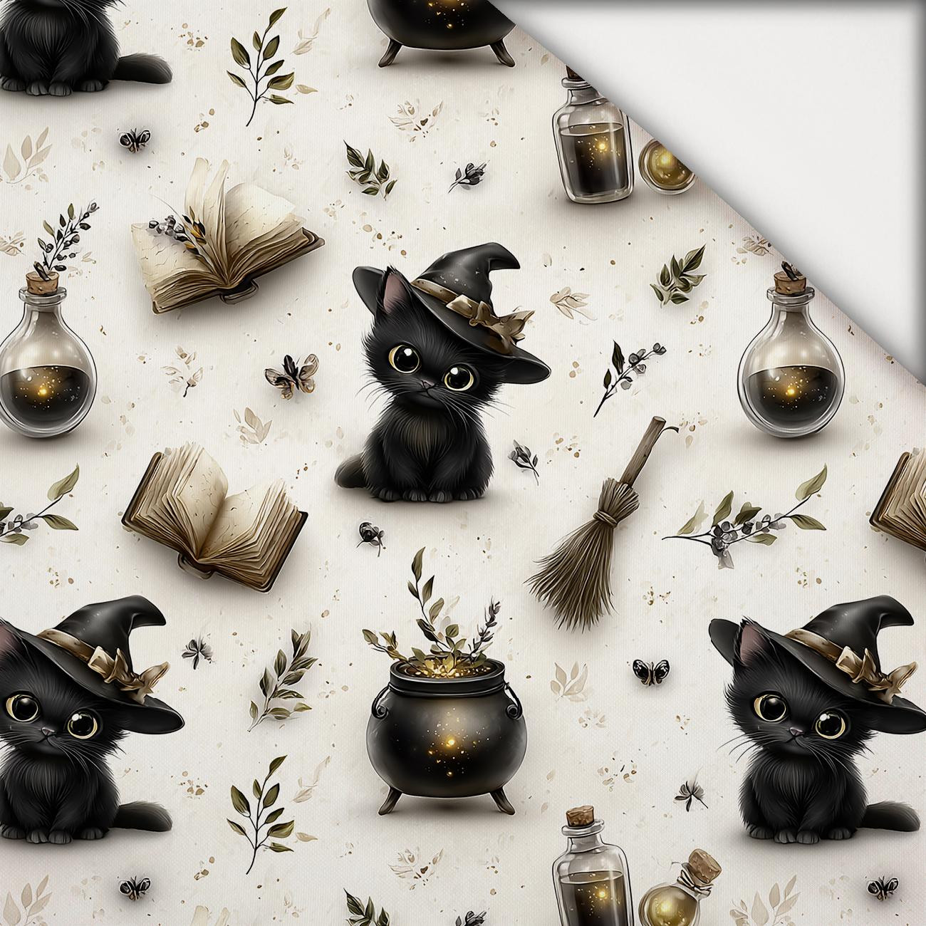 HALLOWEEN WZ. 42 - lekka dzianina drapana