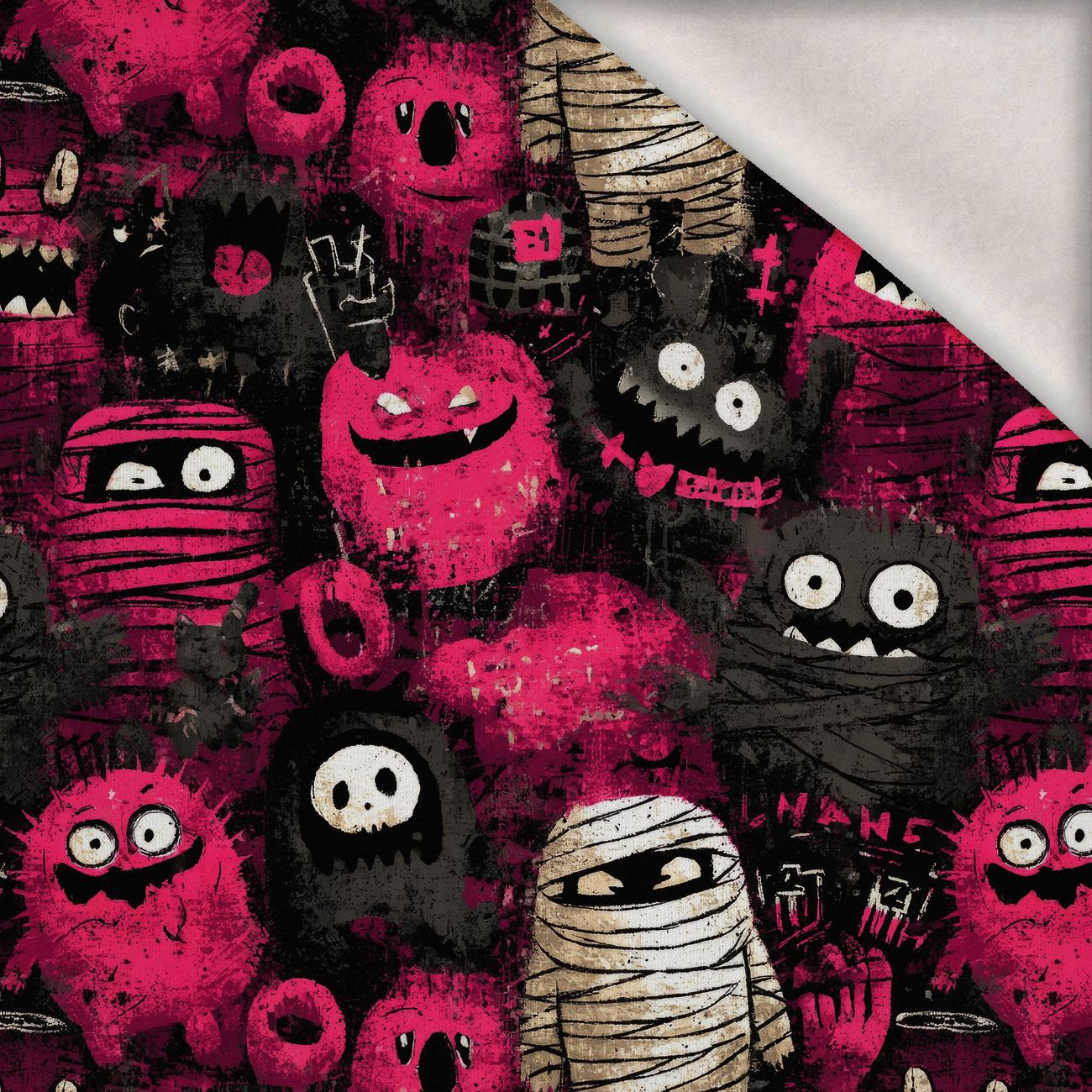 HALLOWEEN WZ. 50 - dzianina drapana z elastanem ITY