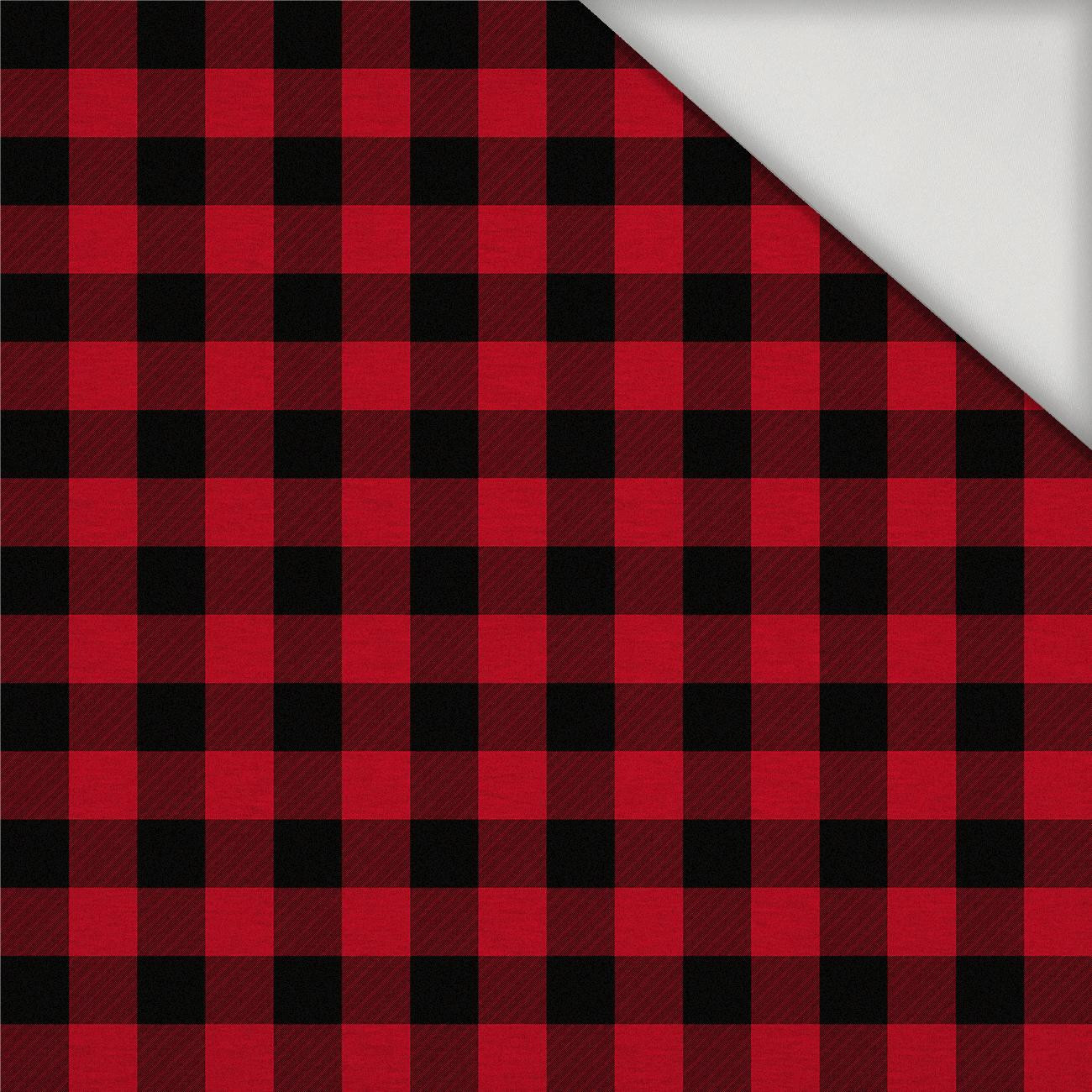 KRATA VICHY - MELANŻ CZERWONY - Thermo lycra