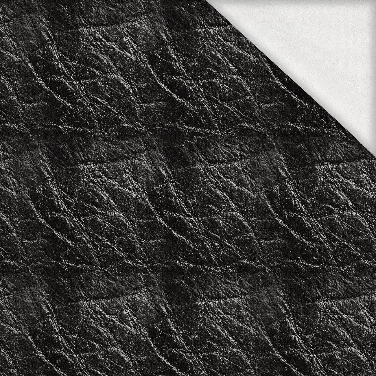 Leather Pattern wz.2  - dzianina pętelkowa z elastanem ITY