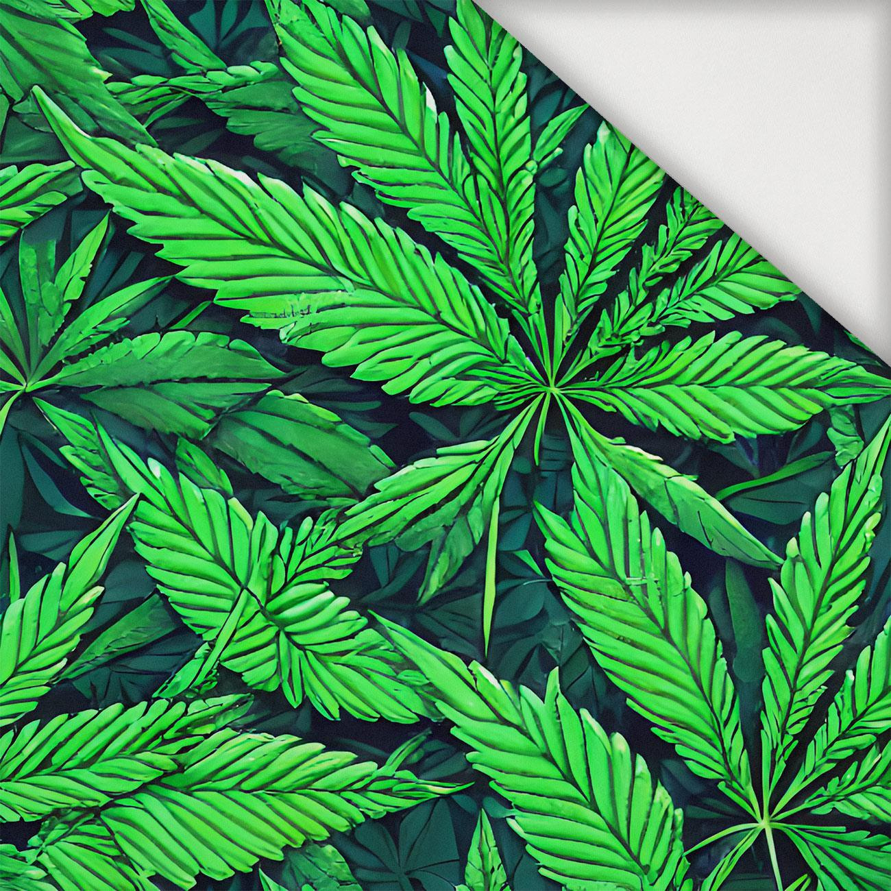 Hemp leaves WZ. 7 - lycra 300g