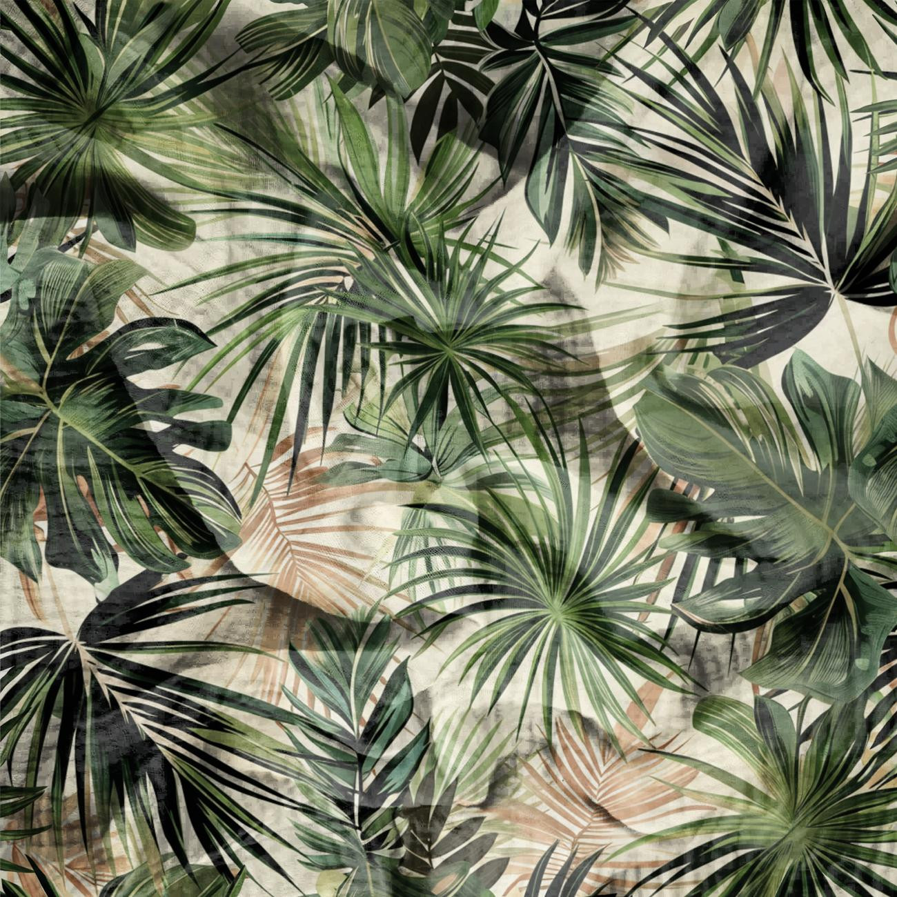 MONSTERA wz.9 - Muślin bawełniany