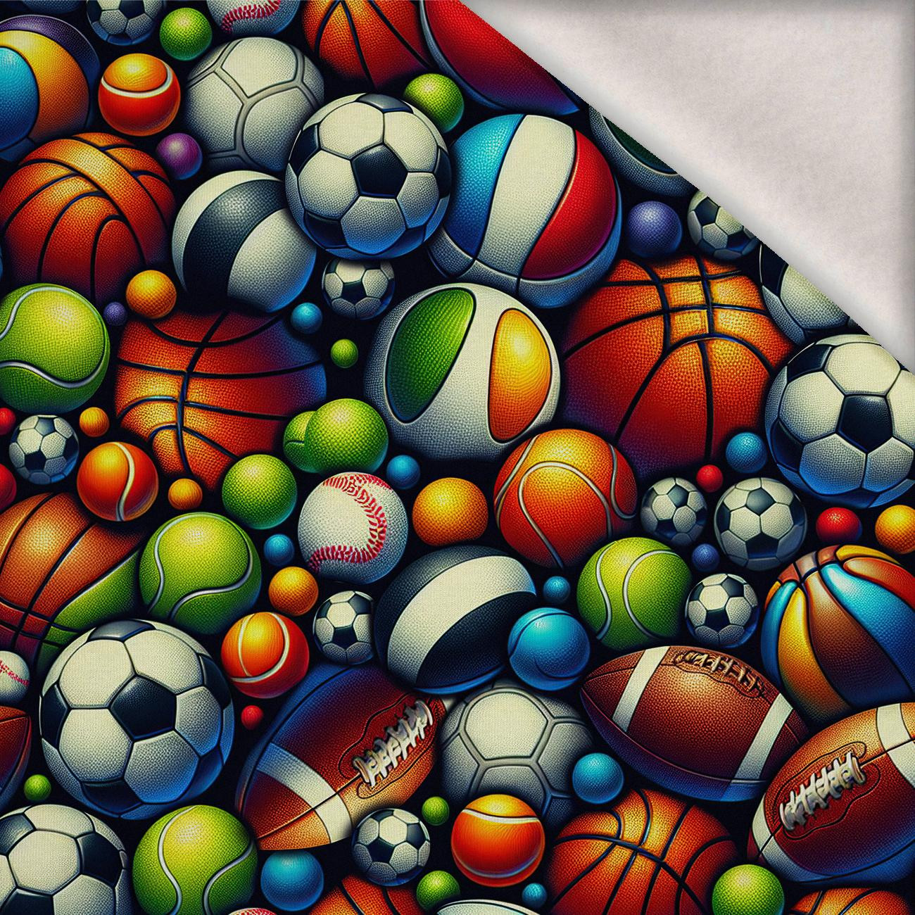 NEON BALLS WZ.1 - dzianina drapana z elastanem ITY NEON BALLS WZ.1 - dzianina drapana z elastanem ITY
