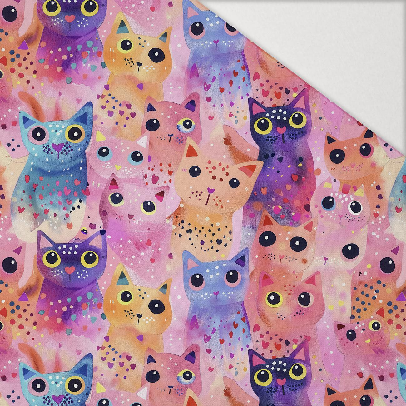 NEON CATS WZ.1 - Hydrofobowa dzianina drapana NEON CATS WZ.1 - Hydrofobowa dzianina drapana