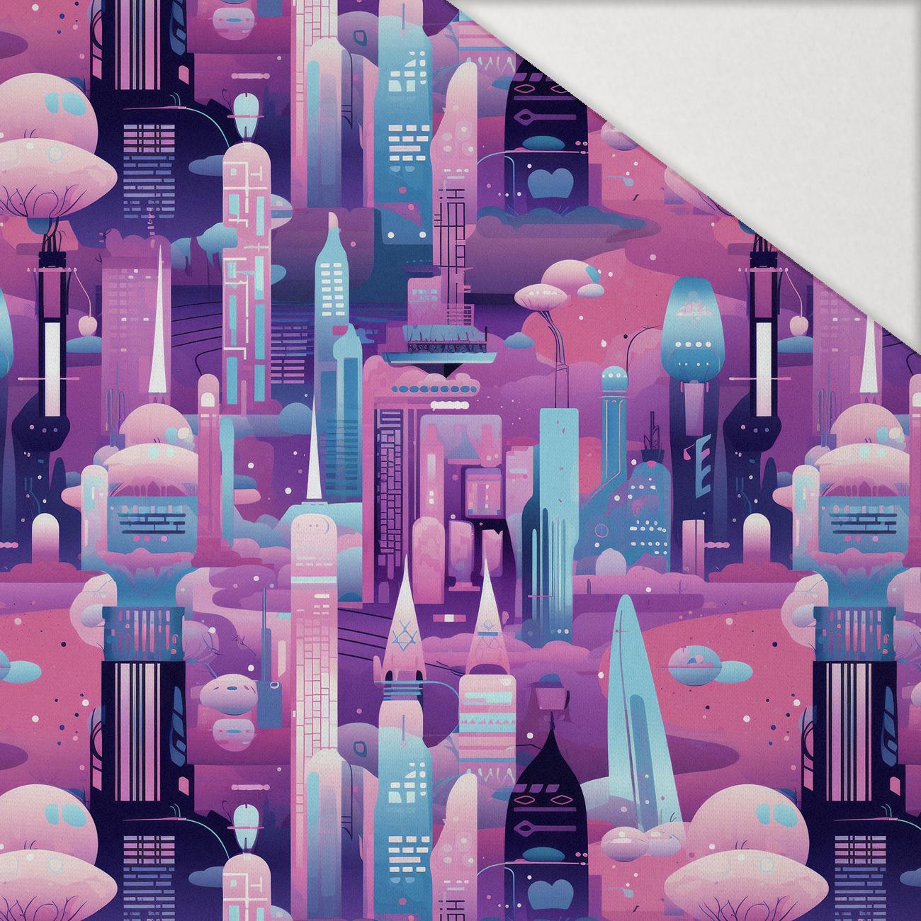 NEON CITY WZ.2 - Hydrofobowa dzianina drapana NEON CITY WZ.2 - Hydrofobowa dzianina drapana