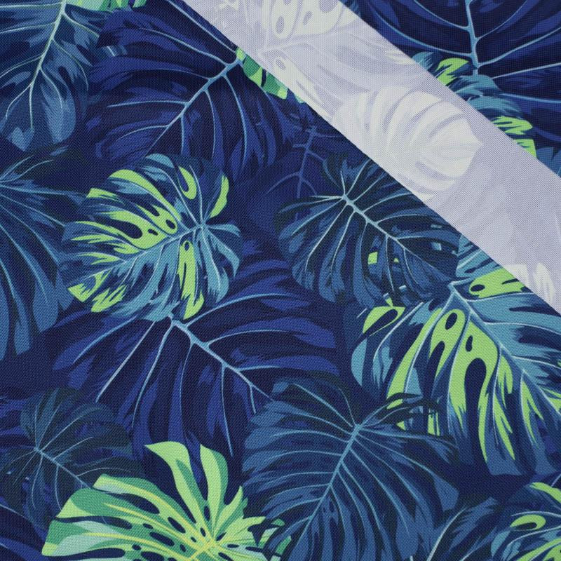 MONSTERA 2.0 / navy - tkanina wodoodporna