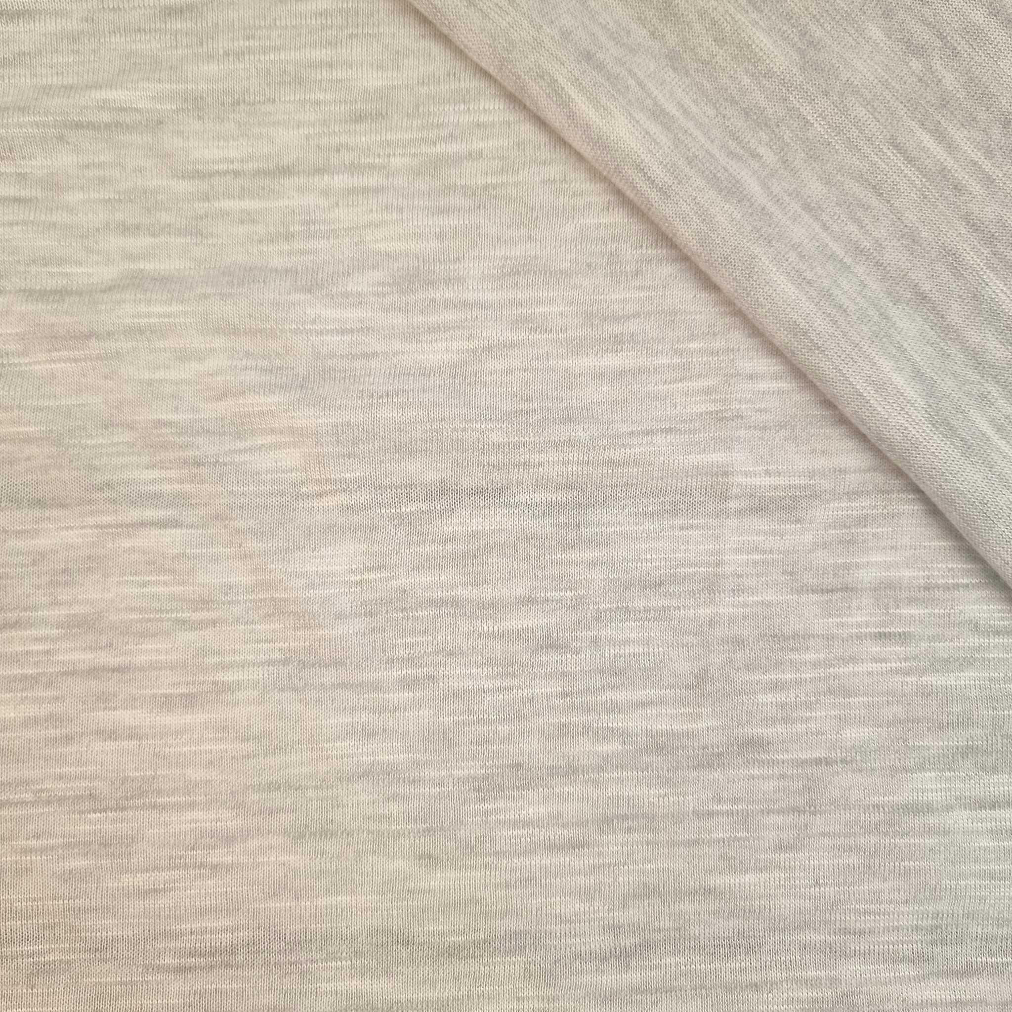 PŁOMYK jersey bawełniany - MELANŻ BEŻOWY - 170g