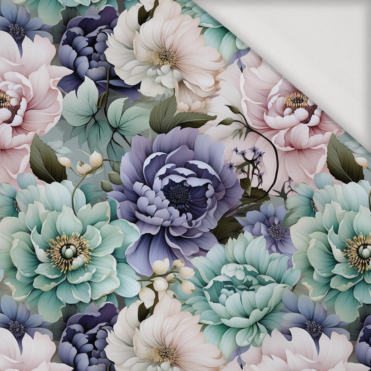 PASTEL FLOWERS WZ.18 - Jersey wiskozowy