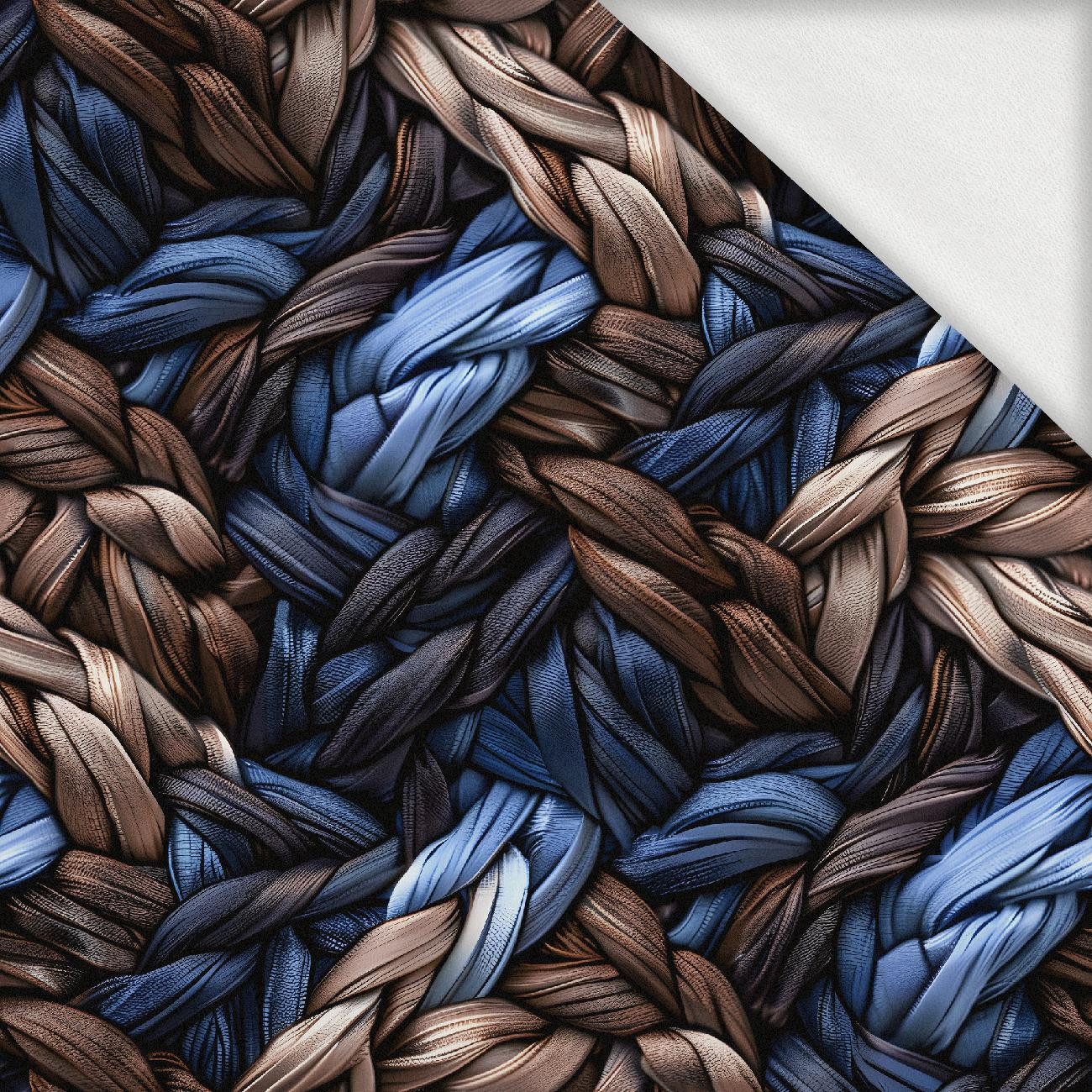 RATTAN 2/ Mocha Mousse  - dzianina pętelkowa z elastanem ITY