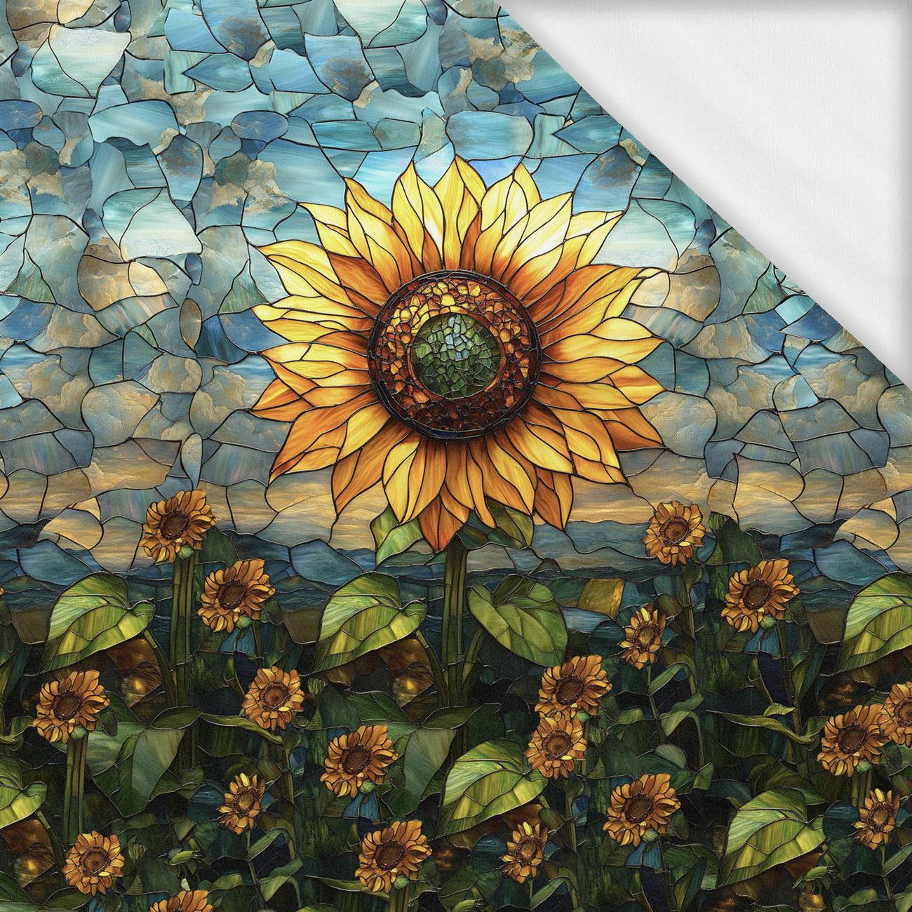 STAINED GLASS WZ.10 - panel (60cm x 50cm)- single jersey z elastanem ITY