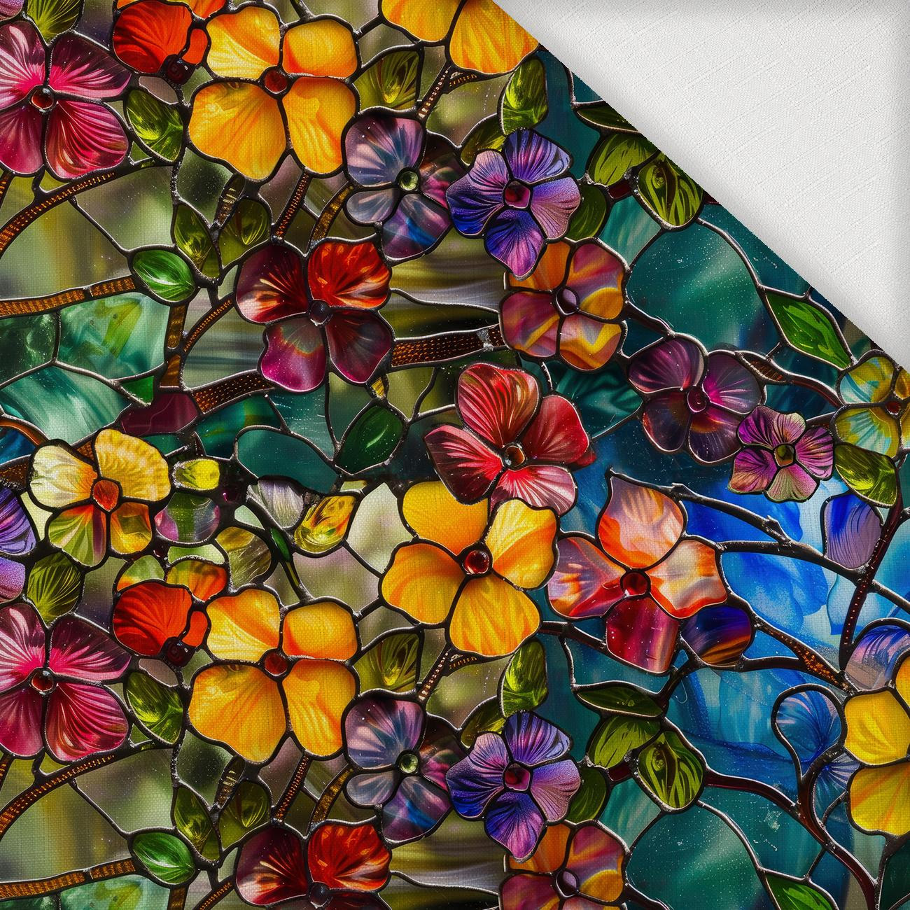 STAINED GLASS WZ. 20 - Tkanina na obrusy