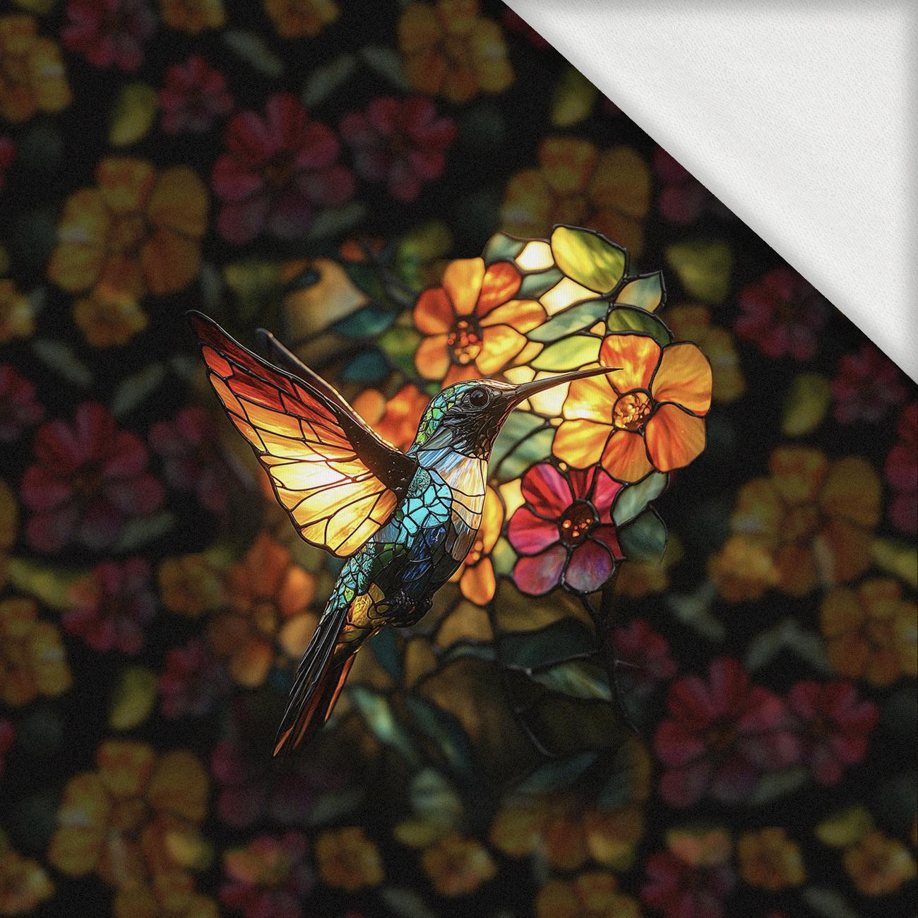 STAINED GLASS WZ.8 - PANEL (60cm x 50cm) dzianina pętelkowa z elastanem ITY