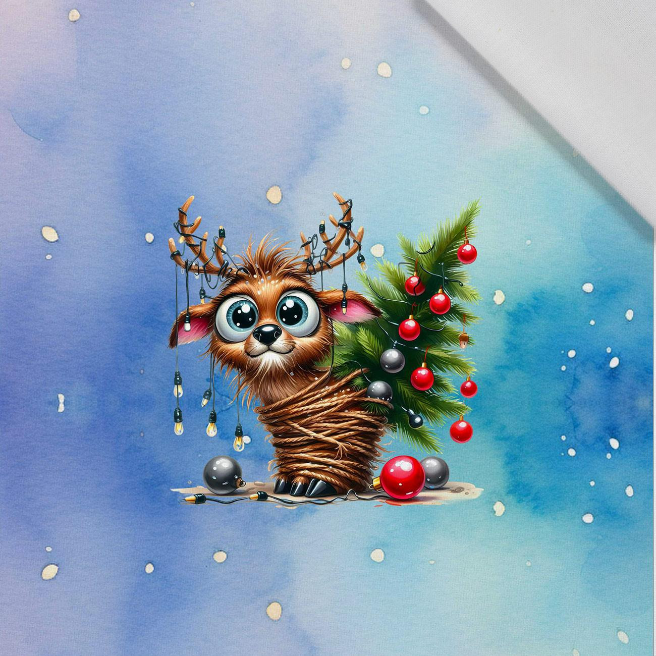 Christmas animal wz. 3 - panel (60cm x 50cm) tkanina bawełniana