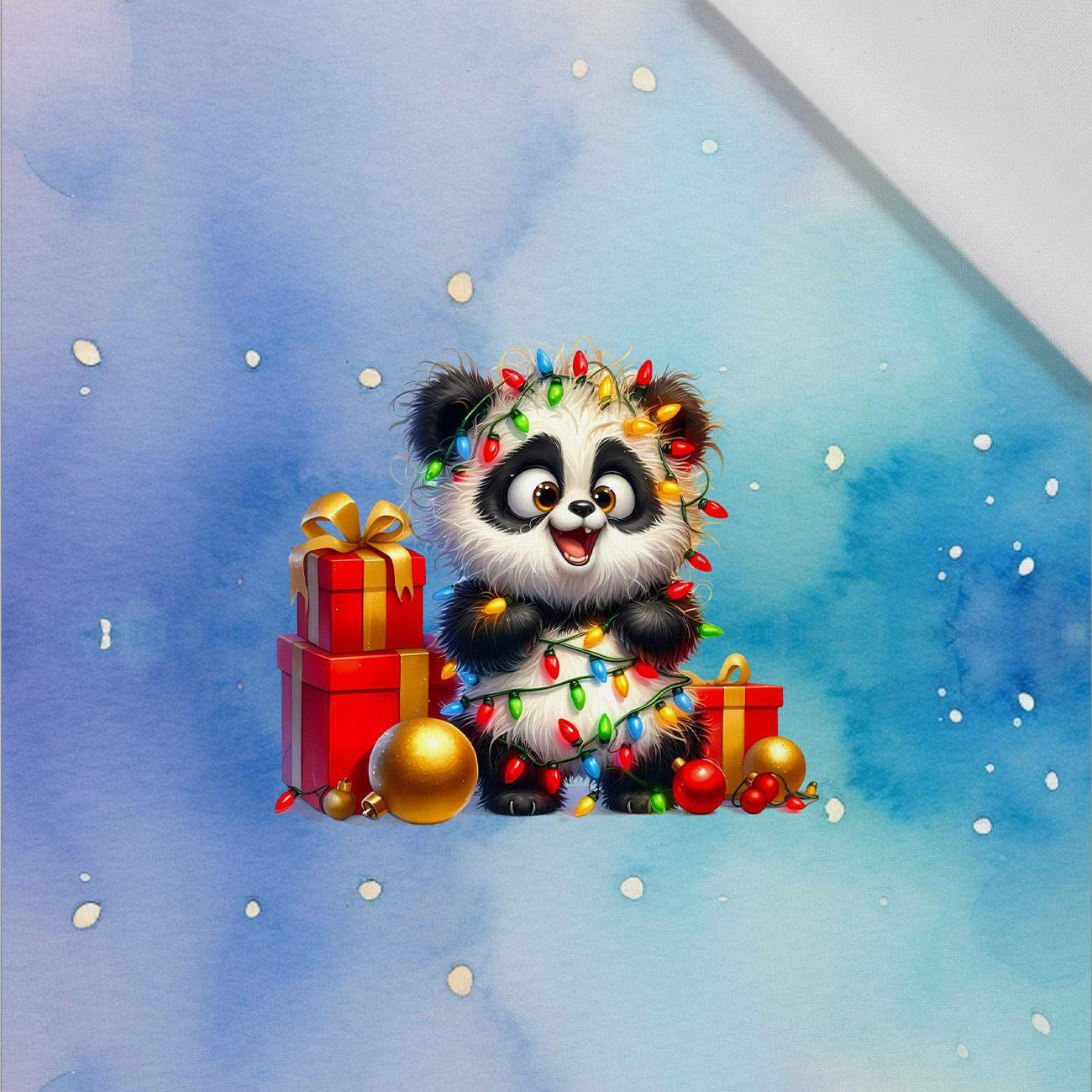 Christmas animal wz. 5 - panel (60cm x 50cm) tkanina bawełniana