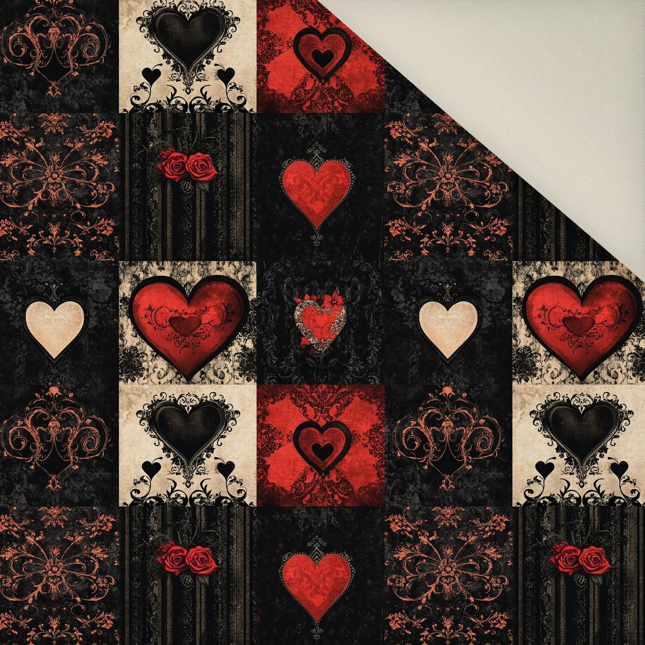 VALENTINE'S DAY 7- Welur tapicerski